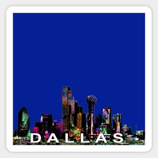 Dallas in graffiti Sticker